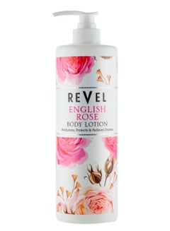 Buy Revel Skin Care English Rose Body Lotion 1000ml, Moisturizers, Protect & Relieves Dryness, Refreshes Skin, All Skin Types, For Men & Women, Daily Use in UAE