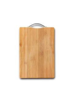 Buy FEELINGS Rectangle Bamboo Chopping Board - 34x24x1.8cm | Chopping Board | Cutting Board | Wooden Cutting Board | Charcuterie Board in UAE