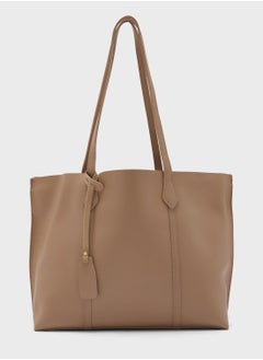 Buy Tote Bag With Fob Detail in UAE