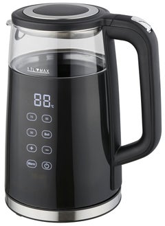 Buy Electric Smart Glass Kettle 1.7 L With Digital Display in Saudi Arabia