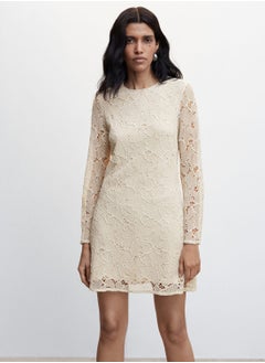 Buy Lace Detail Dress in Saudi Arabia