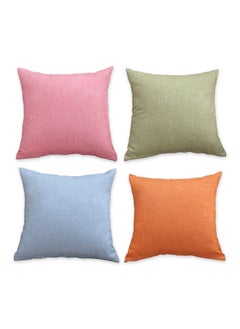 Buy Adando Square throw pillow Sofa soft cushion cover Car waist pillow Decorative pillowcase Armrest pillow Module pillow For home  decor For sofa/bedroom/car （Multi color） in UAE