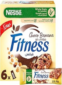 Buy Fitness Choco Banana Cereal Bars 23.5g, Pack of 6 in Egypt