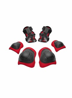 Buy Knee, Elbow Pads Protective Gear Set for Skateboard, Biking, Riding, and Multi Sports in UAE