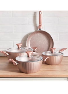 Buy 7-Piece Aluminum Cookware Set in Saudi Arabia