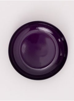 Buy Bright Designs Melamine Deep Dish Set of 6 
  (D 22cm H 5cm) Black with stoned -Purple in Egypt