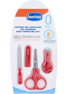 Buy Smart Baby Manicure Set 4 Pieces Red in Egypt