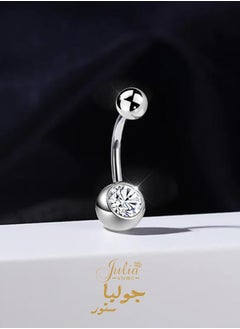 Buy Belly Button Rings Surgical Stee, Internally Threaded Belly Rings, 14G Belly Piercing Jewelry, Belly Button Rings, Navel Piercing Jewelry For Women Men By Julia Store in Egypt