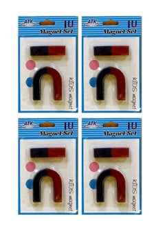 اشتري 4-Pack U Magnet Set Multicolour في الامارات