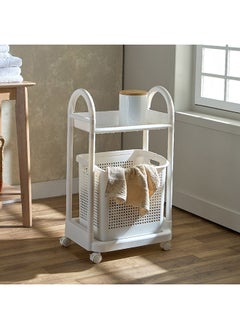 Buy Laundry Hamper with Storage 46.5 x 78 x 30.5 cm in UAE