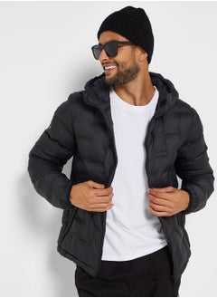 Buy Zip Through Puffer Jacket in UAE