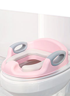 Buy Baybee Milano Baby Potty Training Seat for Kids, Western Toilet Seat for Baby with Handle, Cushion Seat | Toilet Training Seat with Comfortable Seating | Kids Potty Chair for Kids 1 to 5 years Pink in UAE