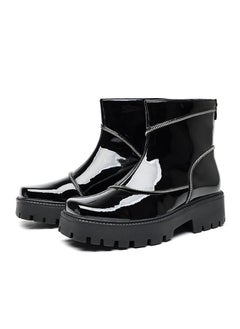 اشتري Chelsea Thick Soled High Cut Leather Boots في السعودية