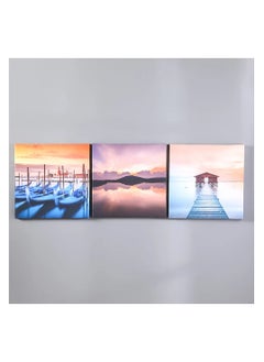 اشتري 3-Piece Lorena Scenery Stretched Canvas 40x40x1.8cm في الامارات