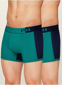 Buy Pack of 2 - Colorblock Modal Trunks in Saudi Arabia