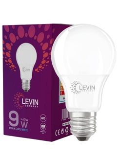 اشتري Levin Germany LED Bulb 9w E27 6500K Cool White High Efficiency Enerqy Saving A+ | 2 Years Warranty في الامارات