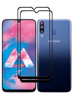 Buy 2 Pieces Antistatic ESD Dustproof Premium Quality High Definition Tempered Glass Screen Protector Designed For Samsung Galaxy M30 in UAE