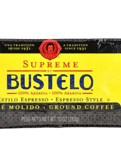 Buy Supreme by Bustelo Espresso Style Ground Coffee 10 oz (283 g) in UAE