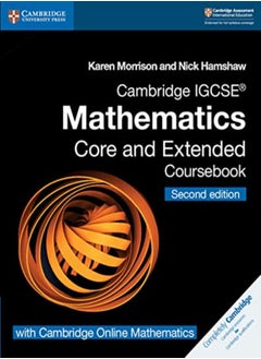 اشتري Cambridge Igcse (R) Mathematics Core And Extended Coursebook With Cd-Rom And Igcse Mathematics Onlin في الامارات