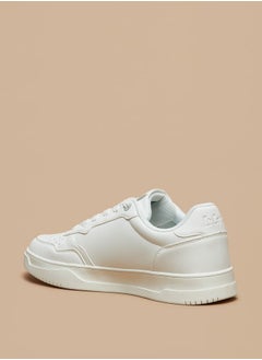 اشتري Mens' Solid Sneakers with Lace-Up Closure في الامارات