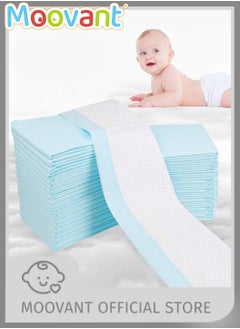 Buy 50 PCS Disposable Changing Diaper Pad Large Leak-Proof Changing Table Pads Bed Protector Mat Breathable Chucks Pads Momy Birthing Mattress for Baby Adult Pets 60*90cm in Saudi Arabia