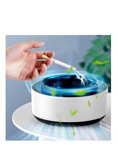 اشتري Ashtray 2 in 1 Air Purifier Multifunctional Ashtray Air Purifier for Home Indoor and Outdoor White في السعودية