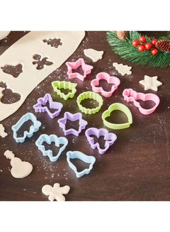 Buy Blovec 12-Piece Christmas Cookie Cutter Set 17 x 18.5 x 0.5 cm in UAE