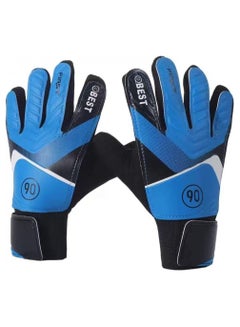 اشتري Kid's Goalkeeper Gloves Finger Protection Latex Soccer Goalie Gloves Teenagers Breathable Sports Gloves 15cm في الامارات