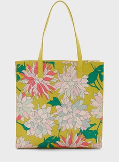 Buy Floricn Floral Printed Large Icon Tote Bag in UAE