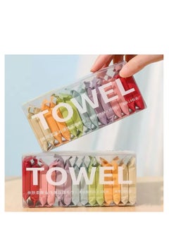 Buy Compressed Towel Travel Disposable Face Towel Cleaning Quick Drying Pure Cotton Non-Woven Fabric Wipes Makeup in UAE