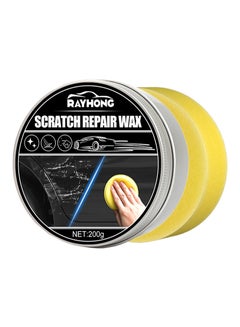 Buy Car Wax Polish Scratch Remover Polishing Compound and Scratch Remover Carnauba Paste Car Wax Removes Deep Scratches and Stains Special for Black Cars in Saudi Arabia