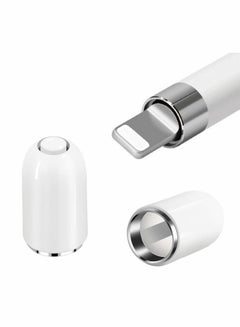 Buy Pencil Tips Compatible with Apple Pencil - iPencil Apple iPad Pro Pencil Replacement Cap Magnetic for iPad Pro 10.5 inch 12.9 inch 9.7 inch Apple Pencil, White in UAE