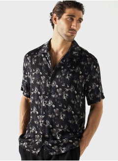 Buy Floral Print Regular Fit Shirt in UAE