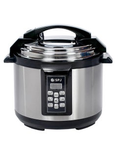 Buy SPJ 5 Liter Rice Pressure Cooker, Electric Rice Cooker, 1090W Power Rice Cooker With Steamer, on-Stick Coating & Automatic Shut Off Function, Stainless Steel, PCU05-SS01 in UAE