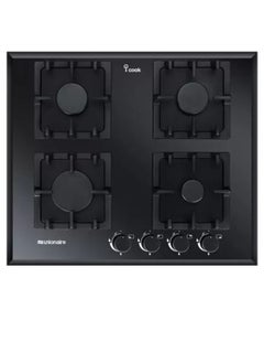 Buy Built-in gas hob, 4 burners, full safety glass, 60 cm, from Unionaire in Egypt