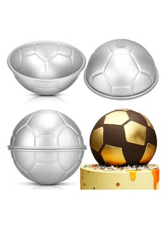 اشتري Inch Aluminum Hemisphere Cake Pan, Nonstick Sphere Shape Cake Molds for Baking, Sphere Half Ball Cake Pan for Birthday, Wedding, Anniversary, DIY Cakes, Bakeware Tool, Silver في السعودية