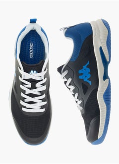 Buy Mens Panelled Sports Shoes with Lace-Up Closure in Saudi Arabia