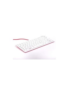 اشتري Official Raspberry Pi Keyboard - UK Version (Red/White) في الامارات