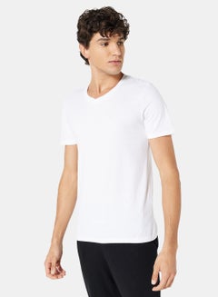 Buy Basic V Neck T-Shirt (Pack of 2) in UAE