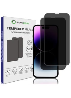 Buy [2PCS] iPhone 14 Pro Max Privacy Screen Protector 6.7 Inch Display - Ultra Thin 9H Hardness Tempered Glass iPhone 14 Pro Max Easy to Install HD Privacy Screen. in Saudi Arabia