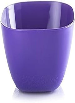 اشتري M-Design Eden Plastic Salad Bowl (26cm) - Microwave, Dishwasher, Food Safe & BPA Free (Purple) في مصر