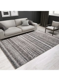 Buy Thickened Washable Large Carpet for Household Full Bedroom Living Room Polyester  Black &White ‎Rectangular  200x300 cm in Saudi Arabia