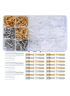 Buy Bullet Connectors Kit 400PCS, 3.9mm Bullet Terminals with Insulation Cover, Brass Bullet Terminals Wire Connectors Male and Female, Car Bike Automotive Motorcycle Electrical Connector kit in Saudi Arabia