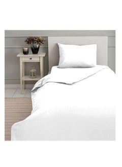 Buy Orchard Exclusive (White) Single Size Duvet Cover (165 x 245 + 30 Cm -Set of 1 Pc)  Cotton percale Weave, Soft and Luxurious, High Quality Bed linen -180 TC in UAE