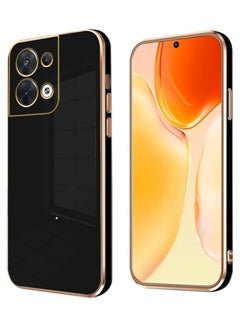 Buy Compatible with Oppo Reno 8 /5G Case Silicone, Shockproof Accessories Oppo Reno 8 /5G Phone Case Slim Protective Case (Black) in Egypt