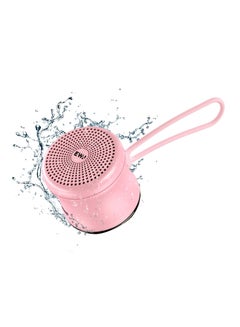 اشتري EWA A119 Mini Bluetooth Speaker with Lanyard IPX7 Waterproof Super Metal Wireless Portable Speaker for Home, Office, Travel, Outdoor(Pink) في الامارات