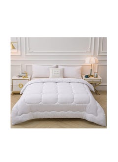 Buy MMM HOME Single Size Comforter Duvet Quilt Insert Full White Down Alternative All Season Microfiber（160*210CM） in UAE