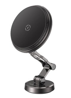 Buy D30 Fast Wireless Charger Magnetic Car Holder in UAE