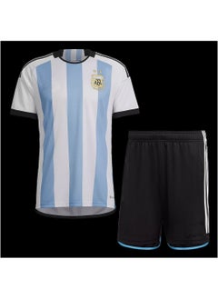 Buy 2022 World Cup cheering jersey Argentina fans football uniform suit parent-child wear in UAE