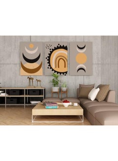 Buy set of Phases Of Moon Art, Set Of 3 Printed canvas wall art 60x40 in Egypt